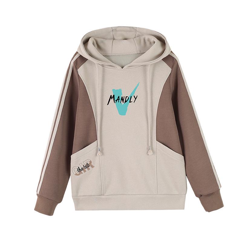 Women’s Spring & Autumn 2025 Slim Hooded Sweatshirts - Western-Style, Age-Defying, Lightweight Long-Sleeve Outerwear