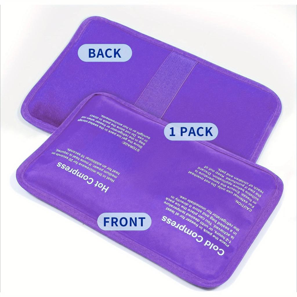 Gel Soft Flexible Ice Packs for Injuries - Reusable Freezer Cold Pack, Cold Compress & Cooling Gel Pad for Face, Shoulder, Hip