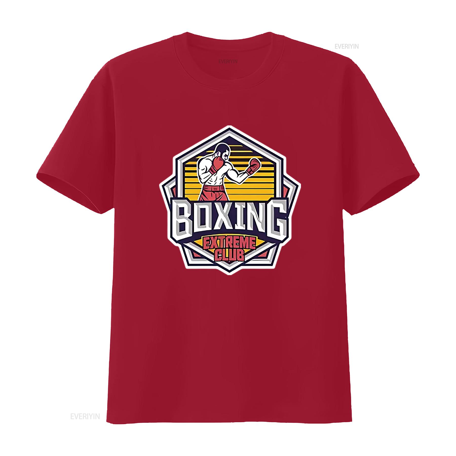 

Мужская смешная футболка BOXING EXTREME CLUB Белая винтажная стирка Мягкая стильная с принтом Универсальная модная Повседневный топ для ежедневной носки S