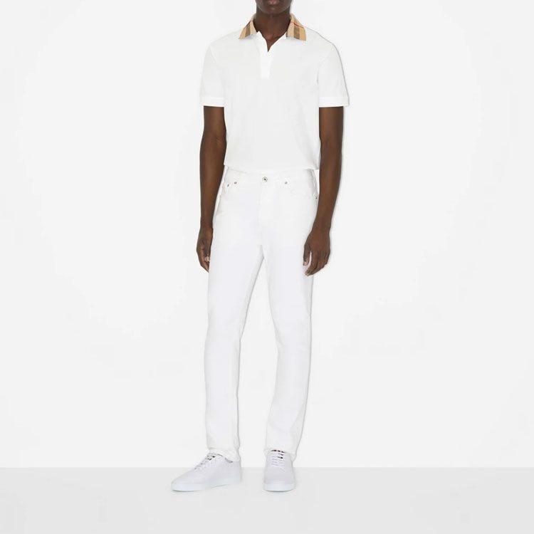 Burberry SS23 Polo Shirt Men's White 80716211