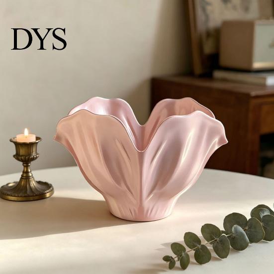 Sleek Desktop Ornament 3D Printed Flower Vase, Modern Shaped Minimalist Container, Versatile Floral Arrangement Vessel Artistic Holder for Home Living