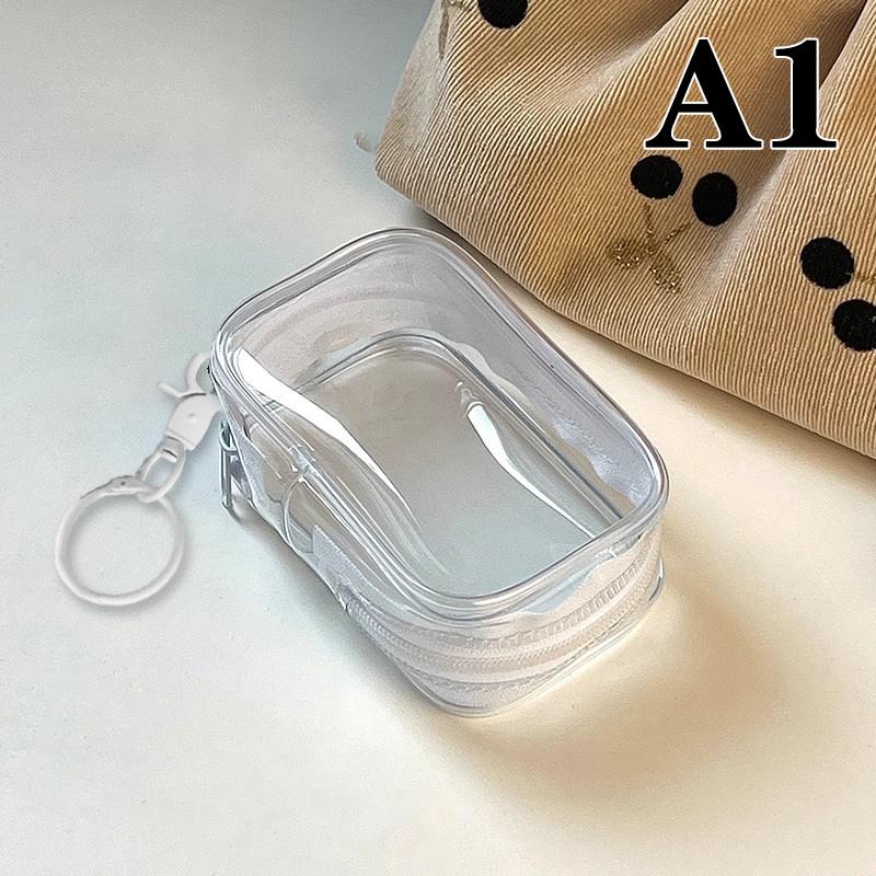 1Pc Jewelry Organizer Storage Box Cute Doll Bag With Keychain Dustproof Case