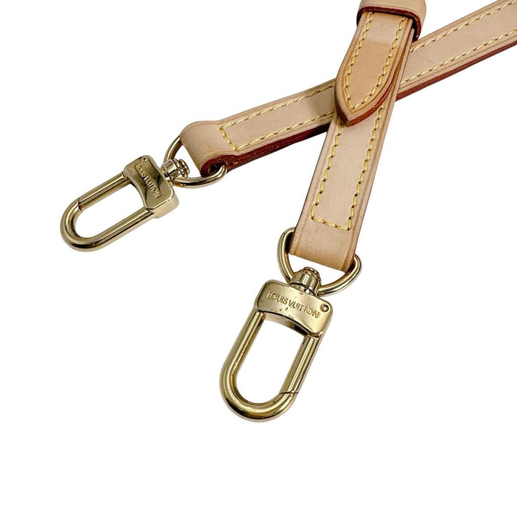 Louis Vuitton Variable Bag Accessories Shoulder Strap Nume Leather Beige J52312 Used