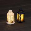Classic City Retro LED Candlestick with Battery-Warm Light Alloy Ornament