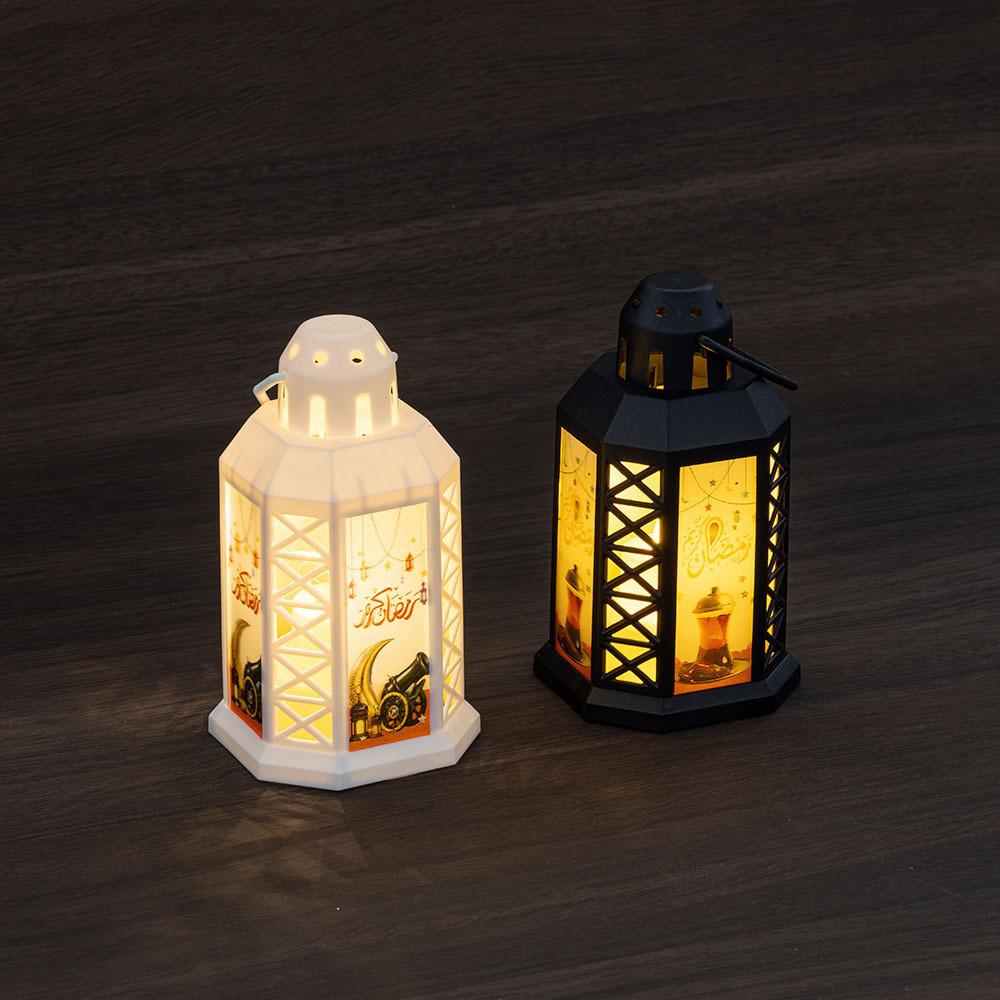 Classic City Retro LED Candlestick with Battery-Warm Light Alloy Ornament