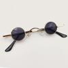Retro Round Small Frame Mirror Glasses: Hip Hop Street Style Mini Sunglasses