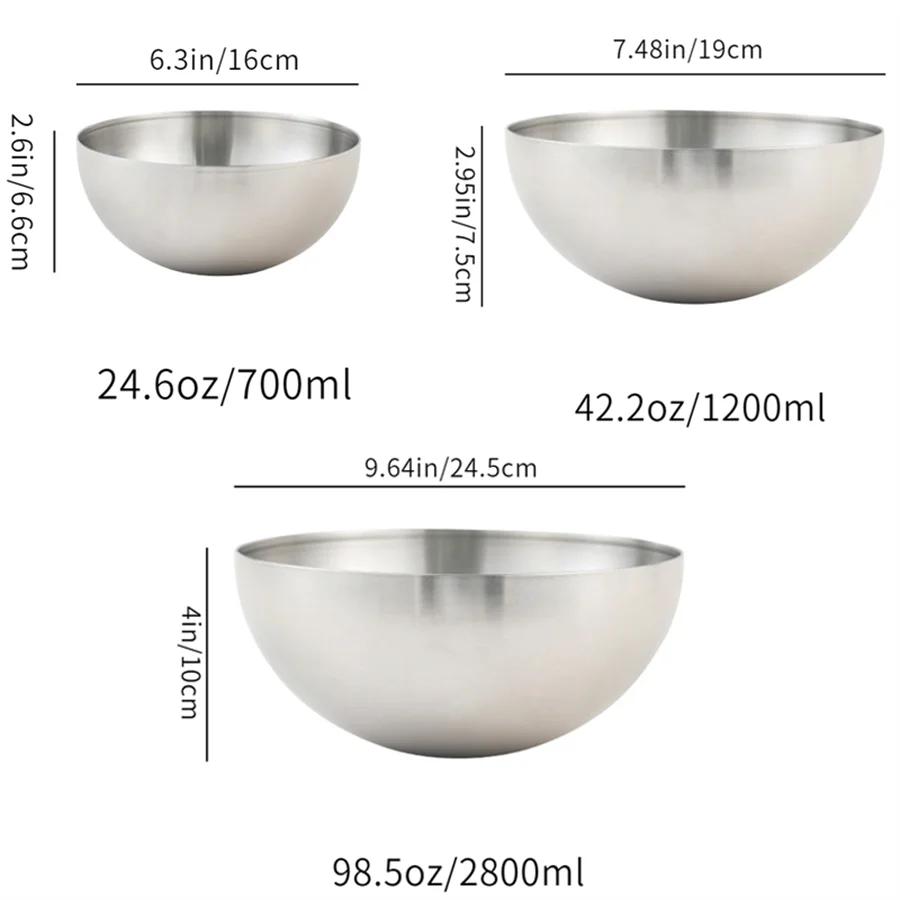 Multi Functional Stainless Steel Vegetable Bowl, Egg Mixing Bowl, Drain Basket, Soup Basin, Kitchen Cooking And Storage Tool