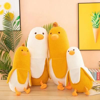 Cartoon Animals Stuffed Plush Banana Duck Plush Toys Pillow Soft Sleeping Pillow Home Sofa Bed Decoration Girl Gifts