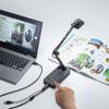 Sanwa Supply USB-Dokumentenkamera HDMI-Ausgang (mit Funktion) CMS-V58BK