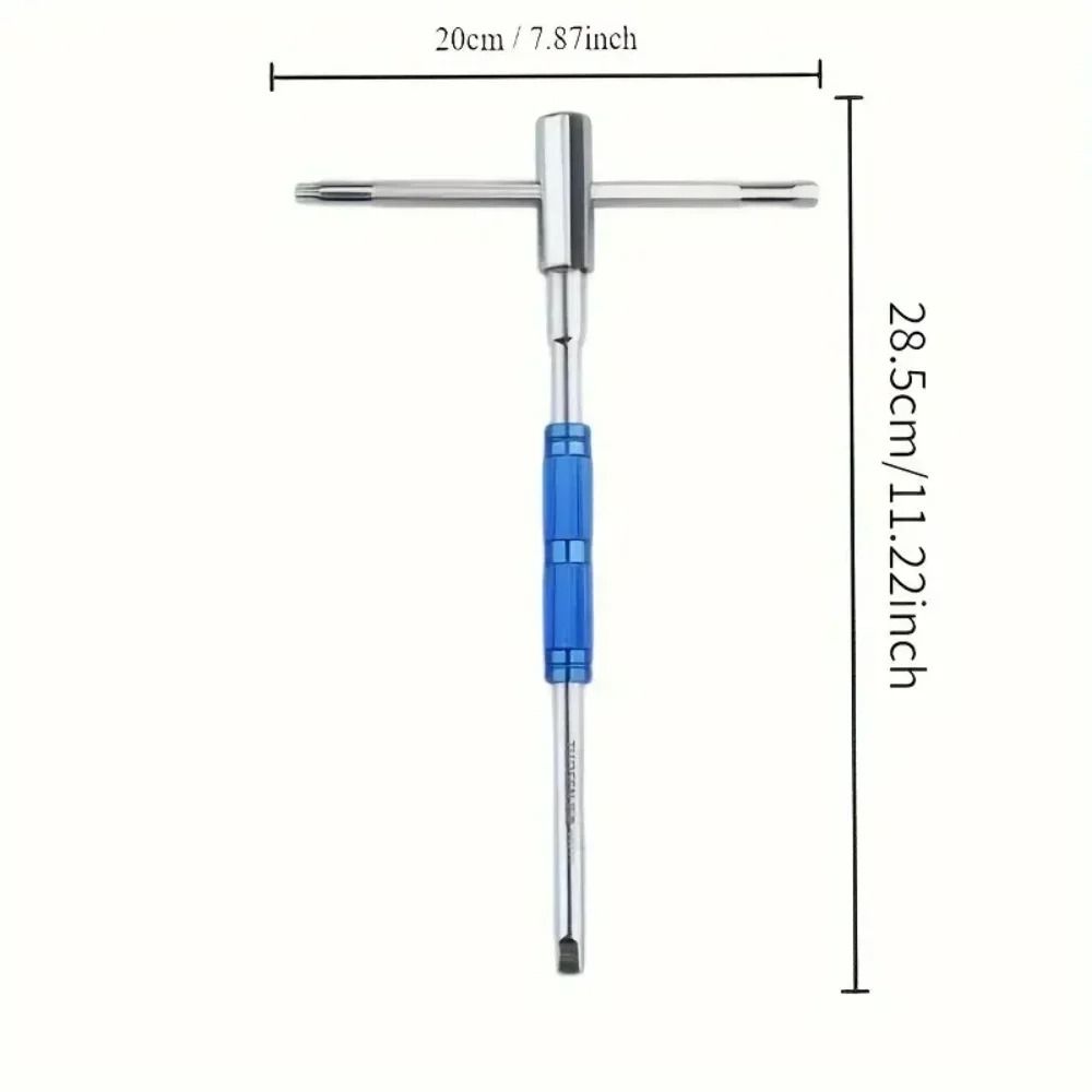 1Pcs Adjustable T Handle Hexagon Wrench Socket Tool  for Car Electric Vehicle Motorcycle Maintenance