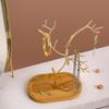 Efficient Metal Jewelry Organizers Jewelry Tree Stand Tree Shape Necklace Stand Necklace Storage Holder Metal Texture