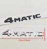 3D ABS Car Letters 4MATIC 4 MATIC Badge Sticker Rear Trunk Badge Emblem For Mercedes Benz C E G S GLC GLS Class AMG Accessories qqq1