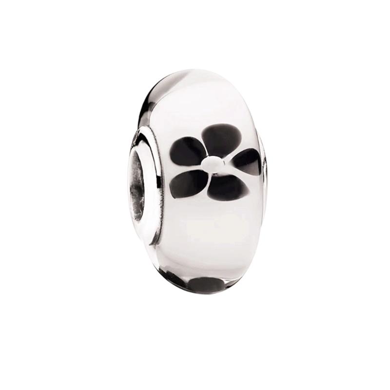 Sparking Murano Glass Charm Beads Dangle Original Snake Fit Copper Bracelet Necklace Beads For Diy Jewelry Women Gift