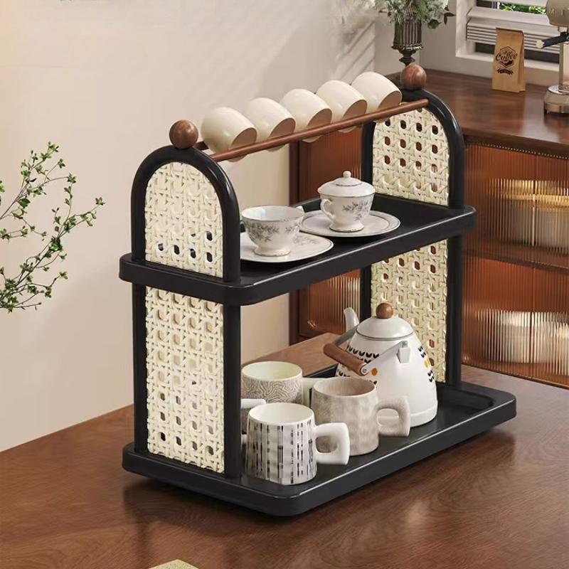 Multi-layer Storage Rack Water Cup Tea Cup Glass Rack Desktop Organizer Cups Display Stand Countertop Mug Storage Rack Organizer