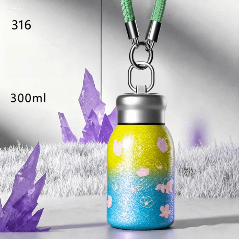 Leak Proof Insulated Cup 316 Stainless Steel Water Bottle Fashion Mini Thermal Cup  Sports