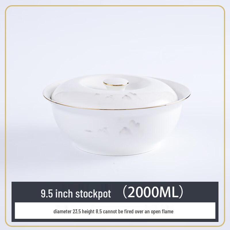 White Porcelain Round Dinner Plate