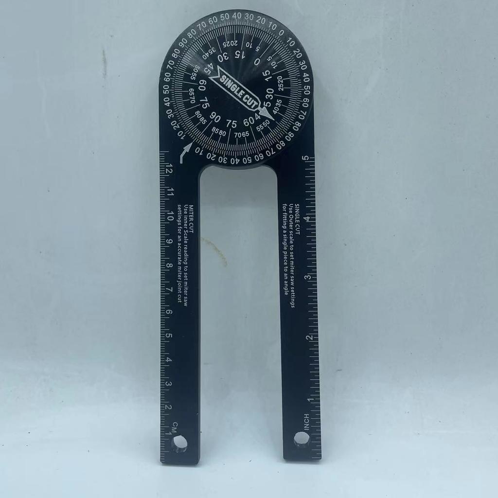 Industrial Grade 360 Horizontal Angle Gauge Protractor for Woodworking & Router Tools Miter Saw & Drill Locator