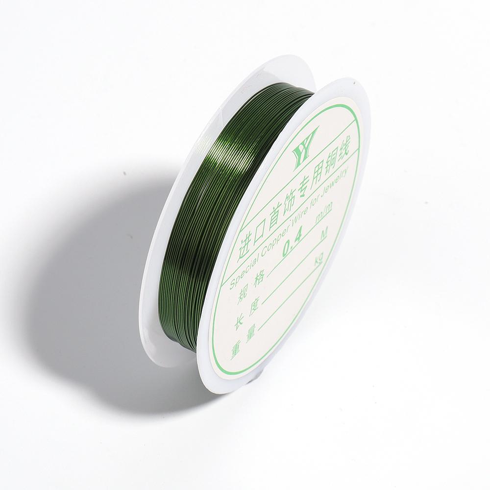 1Roll 0.2/0.25/0.3/0.4/0.5/0.6/0.7/0.8/1mm Sturdy Copper Wire Beading Wire DIY Jewelry Making For Bracelet Necklace Accessories