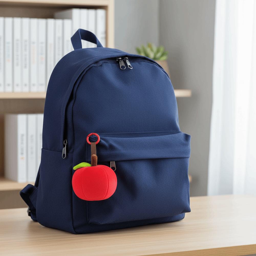 Cartoon Bag Pendant Mango Plush Key Ring Creative Fruit Key Chain  Women