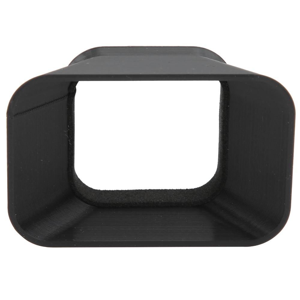 2 Stück Harte Kunststoff-Sonnenblende Objektivhaube Tragbare Kamera-Sonnenblende Haube Kamera Zubehör