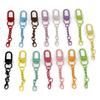 Four-Section Chain Keychain with Lobster Clasp - Colored Zinc Alloy Pendant for Handmade Jewelry and Bag Accessories