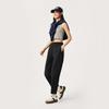 Li-Ning Sports Lifestyle Series Solid Color Mid-Waist Elastic Breathable Versatile Straight Leg Casual Pants Women bottoms Black AKLV204-2