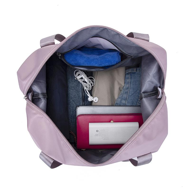 Expandable Large Capacity Travel Bag with Dry/Wet Separation, Portable Handheld Style for Fitness and Luggage Storage