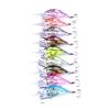 9g 75mm High Quality Fishing Lures Crankbait  Fishing Wobblers Floating Hard Bait Isca Bait 3D simulation of schooling fish eyes