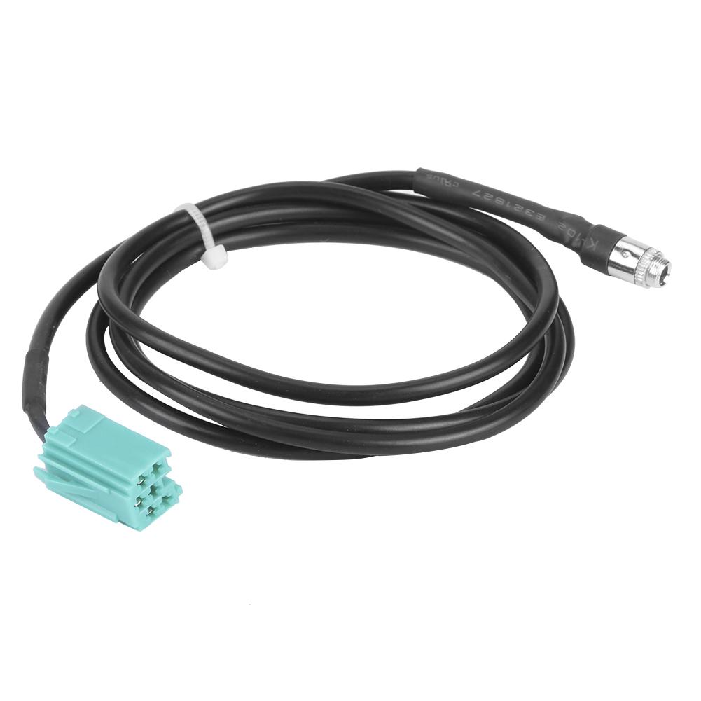 AUX Input Adapter Cable 3.5mm Jack Audio Cord Fit for Renault Clio Megane Kangoo Espace Twingo