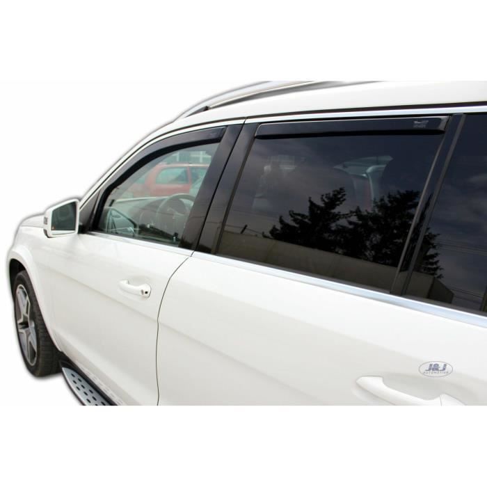 Déflecteurs d'air - Heko - Mercedes GL/GLS X166 - Fumé - Acrylique renforcé - Installation facile