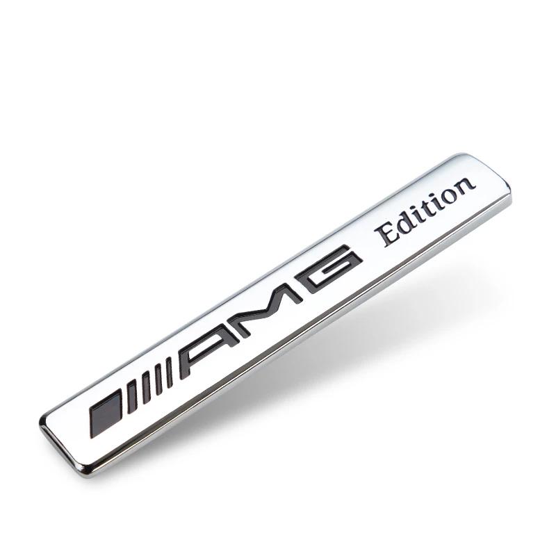 

2025 Hot 1Pcs Metal Car Stickers Emblem Badge Auto Decal Accessories For Mercedes Benz AMG E S C A B Class GLE GLS CLS GLC CLA G срібний