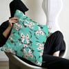 Classic Game Pillow Case Sofa Living Room Bedroom Headboard Backrest Cushion Square Cushion H-Hatsune Girl M-Miku Nap Time