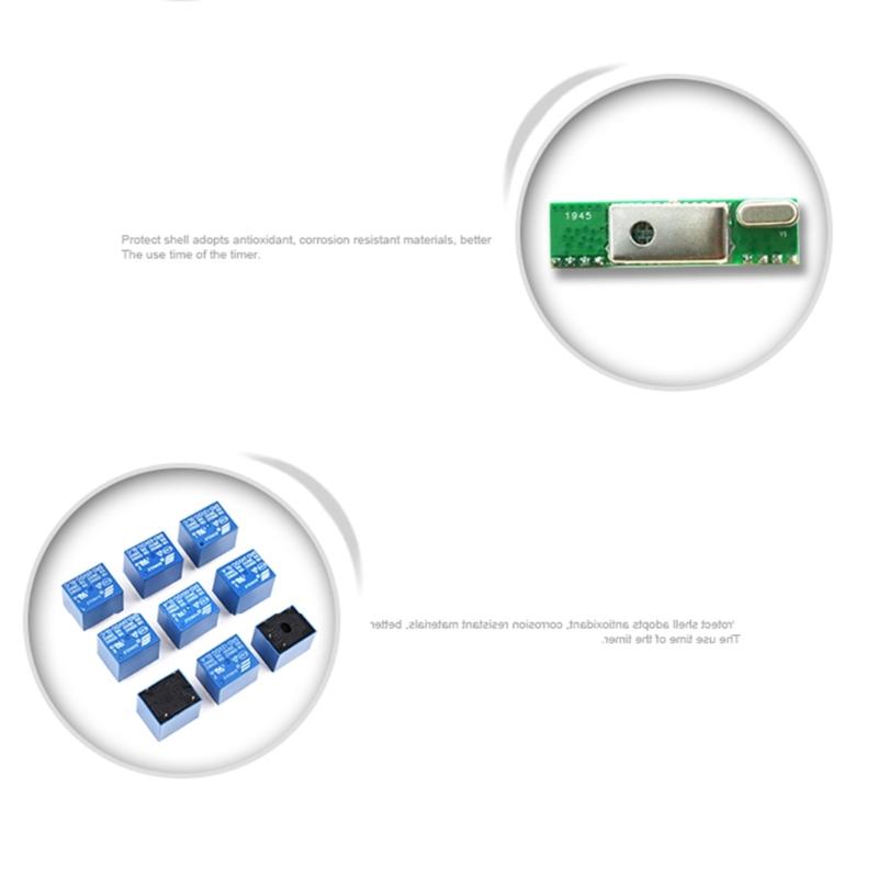 315Mhz 433Mhz DC 5V-260V Eight Channel Relay Module Receiver Wireless Remote Control Switch for DC Motor DIY