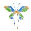 100cm×74cm Colorful Butterfly Wing Balloon For Children's And Boys' Happy Birthday Decoration Theme Party Aluminum Foil Balloons