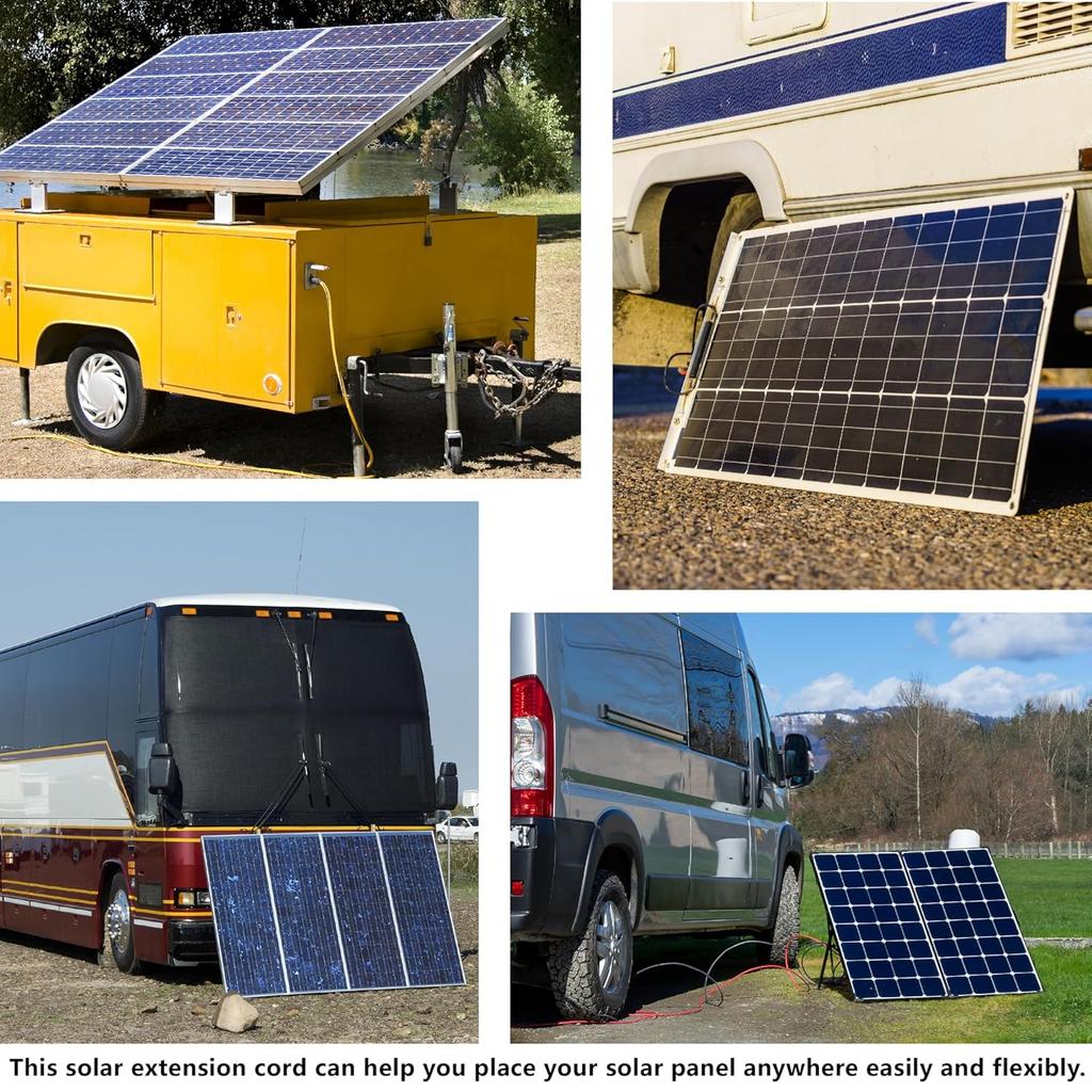 16AWG 12FT Battery Charger Cable, SAE To SAE Terminal Quick Disconnect Harness, 2 Pin Connectors Extension Cables Cord For Car, Motorcycle, Solar