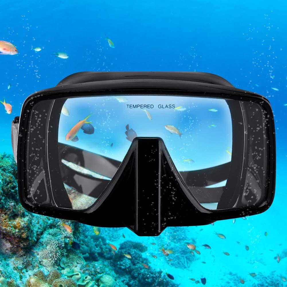 Urhomy Underwater Swim Diving Wide Field of Tempered Glass Adjustable Perfect for Summer Competitive Underwater Adult Goggles, Goggles, Goggles,