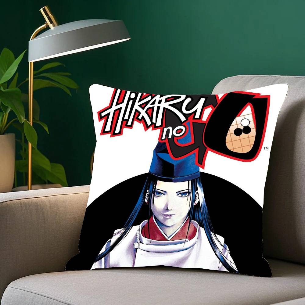 H-Hikaru No Go Anime Pillow Case Home Decor Throw For Sofa Bed Car Room Decor Gift Idea