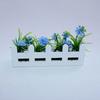 Miniature Raised Garden Bed Figurine Mini Flower Fence Planter Box Model 1/12 Scale Dollhouse Fairy Garden Decoration Accessories
