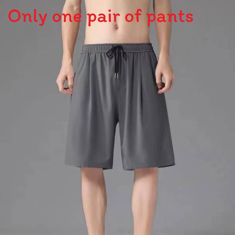 Summer Mens Casual Shorts With Bamboo Fiber Material For Beach And Home Wear In Youth Style