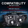 PIT66 Headlight Assembly Fit for 2007-2013 Tundra (W/O Headlight Leveling Model) Fit 2008-2017 Sequoia (12-14 Sequoia WITHOUT Headlight Washer Only)