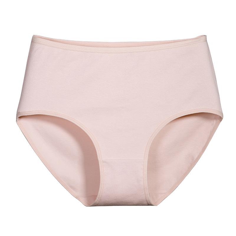 Women's Plus Size Cotton High Waisted Stretch Crotch Panties