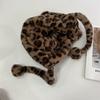 Leopard Print Plush Hat for Women, Cold and Warm In Autumn and Winter, Ear Protection, Cute Hat Tide