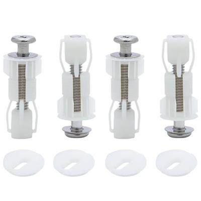 Toilet Seat Hinges Screws Toilet Seat Cover Close Top Fix Screws Nut Lid Pan Fixing Hinges Hole Fitting
