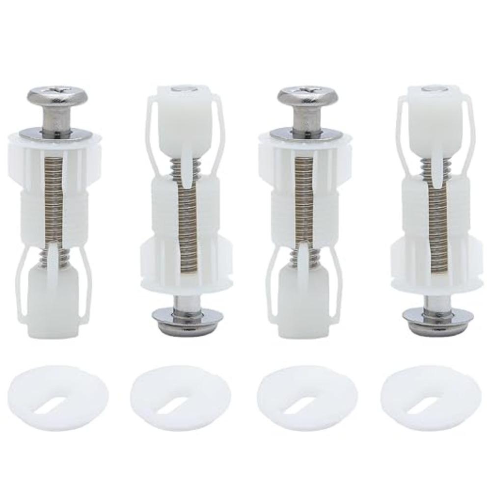 Scharnieren Schroeven Toiletbril Deksel Sluitend Bovenmontage Schroeven Moer Deksel Pan Bevestigingsscharnieren Gat Montage