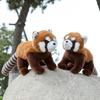 Red Panda Raccoon Animal Plush Fluffy Exterior Children Room Decoration Comfort
