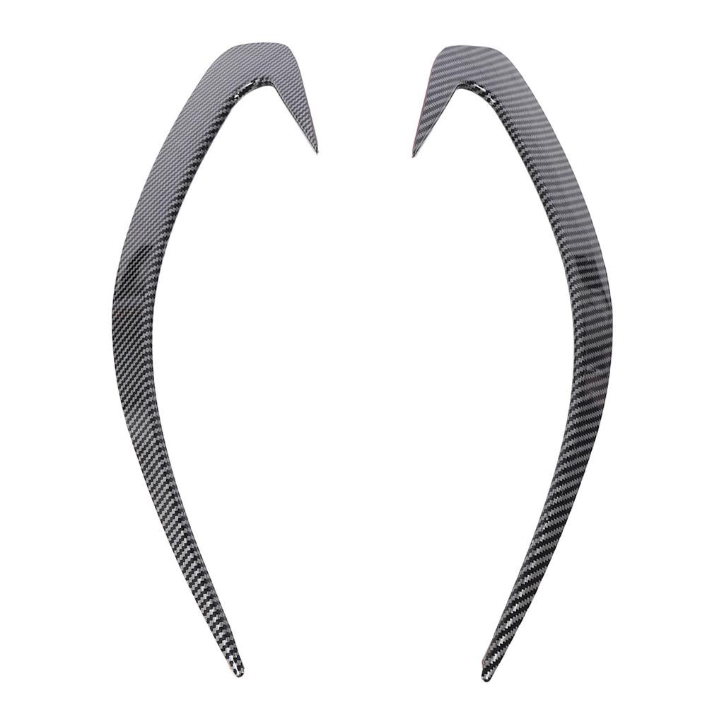 Rear Bumper Spoiler Air Vent Cover Sporty Style Exterior ABS Rear Side Splitter Air Vent Frame Trim Replacement Fo