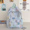Schoolbag schoolbag girls high value ins wind large capacity junior high school high school college students simple cute campus backpack