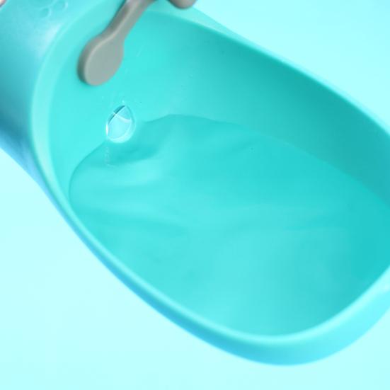 300ml Leak Proof Dog Water Bottle Outdoor Portable Puppy Water Dispenser with Bowl for Walking Travel Hiking