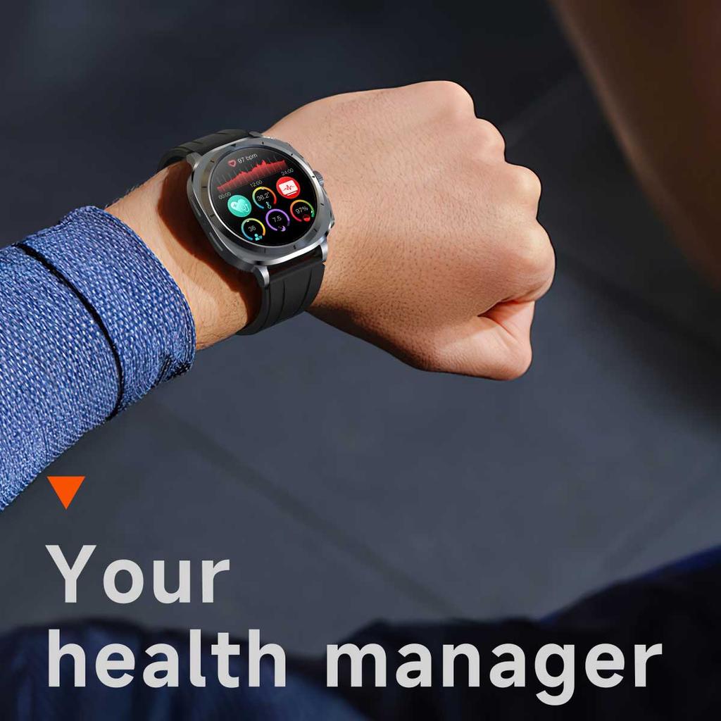 2025 Fashion New Expert Level Health Smart Watch Men ECG+PPG Laser Monitor Uric Acid Blood Fat Blood Pressure NFC HD Call Watch