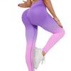 European & American Seamless Gradient Quick-Dry Yoga Pants - Nine-Point Length
